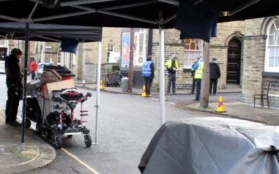Filming of Funny Girl in Saltaire