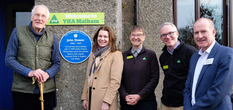 John Dower plaque unveiled (photo: YHA)