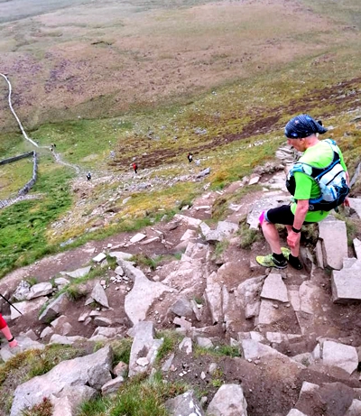 Descending High lot Ingleborough (photo: wfdbwgua blog)